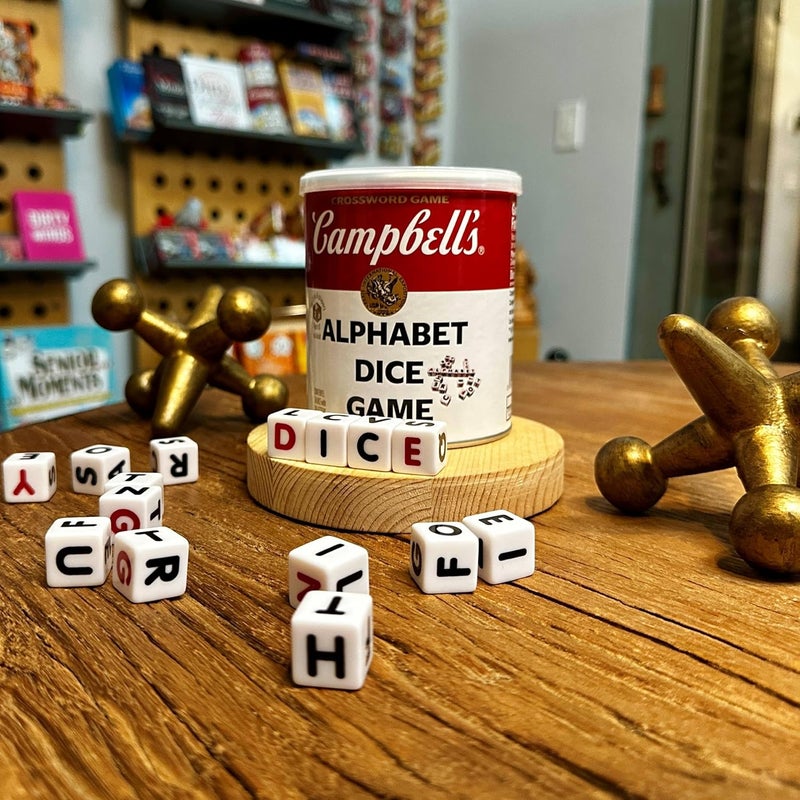 TDC Games Campbell's Alphabet Dice Game, Great for Party Favors, for Travel, Camping Family Game Night, Yard Games for Adults and Family - Image 2